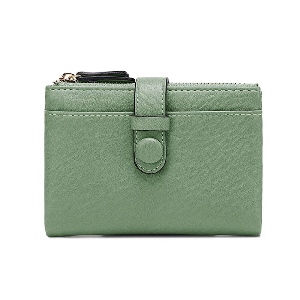 9813 Wallets Leather Wallets Rfid Small Wallet Billfolds ,Trifold Mini View 4